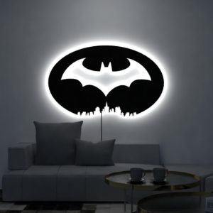 Bat Gotham Inspired LED Wall Silhouette