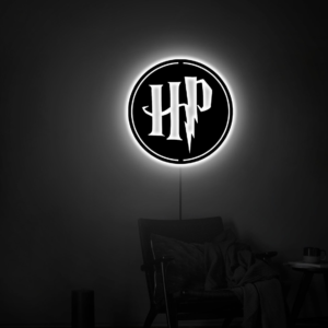 HP Wizard LED Wall Silhouette