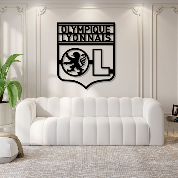 Olympique Lyonnais Wood Wall Decor