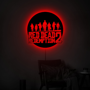 Red Dead Redemption 2 Led Wall Silhouette