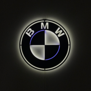 BMW Logo LED wall silhouette