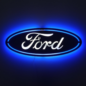 Ford LED wall silhouette