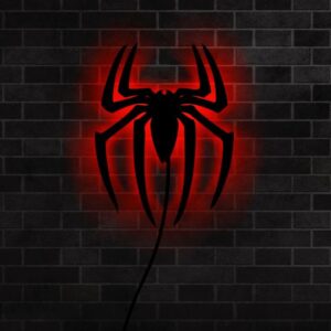 Spider Man Logo LED Silhouette