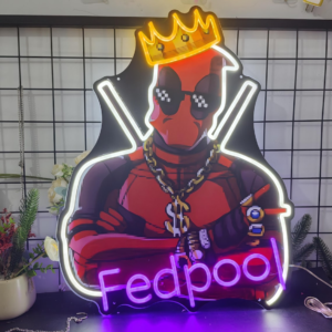 Fedpool UV Neon Sign