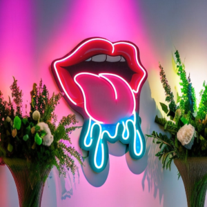 Sexy Lips UV Neon Sign