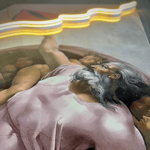 Creation of Adam Lips UV Neon Sign - Image 2