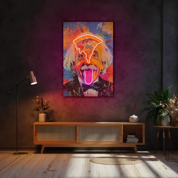 Pizza pop neon wall sign
