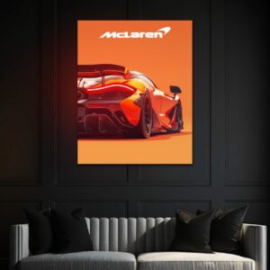 McLAREN 720s Neon UV Poster