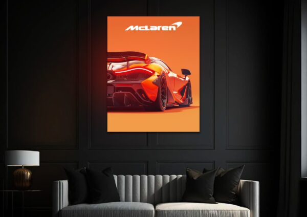 McLAREN 720s Neon UV Poster