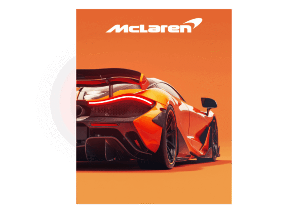 McLAREN 720s Neon UV Poster