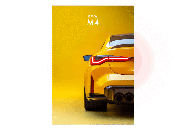 BMW M4 – UV Neon Poster