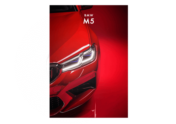 BMW M5 – UV Neon Poster
