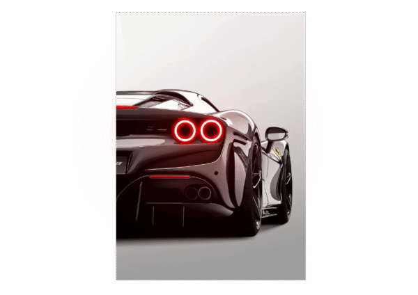 FERRARI – UV Neon Poster