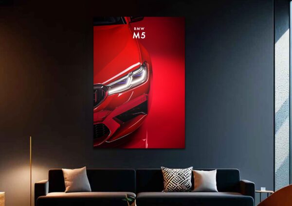 BMW M5 – UV Neon Poster