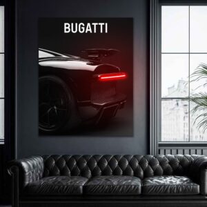 BUGATTI – UV Neon Poster
