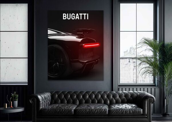 BUGATTI – UV Neon Poster