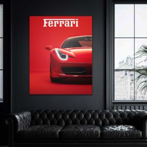 FERRARI – UV Neon Poster
