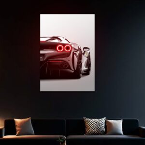 FERRARI – UV Neon Poster