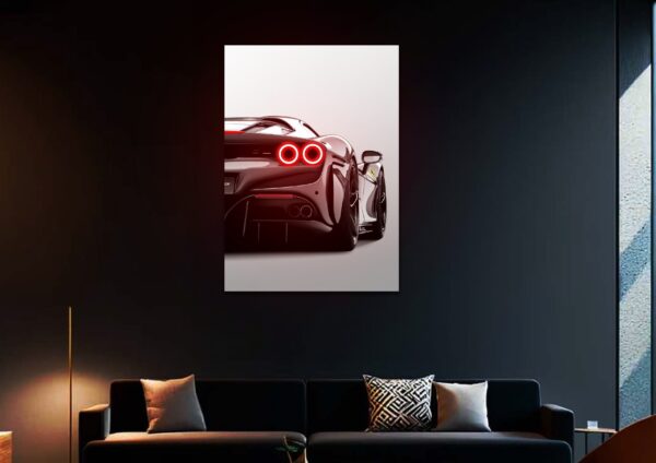 FERRARI – UV Neon Poster