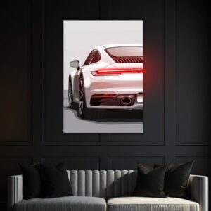 PORSCHE – UV Neon Poster