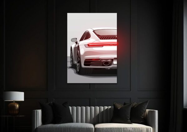 PORSCHE – UV Neon Poster