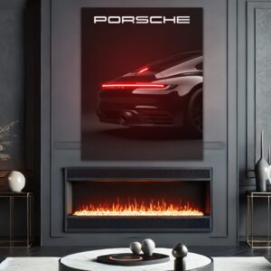PORSCHE – UV Neon Poster