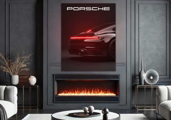 PORSCHE – UV Neon Poster