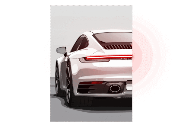 PORSCHE – UV Neon Poster