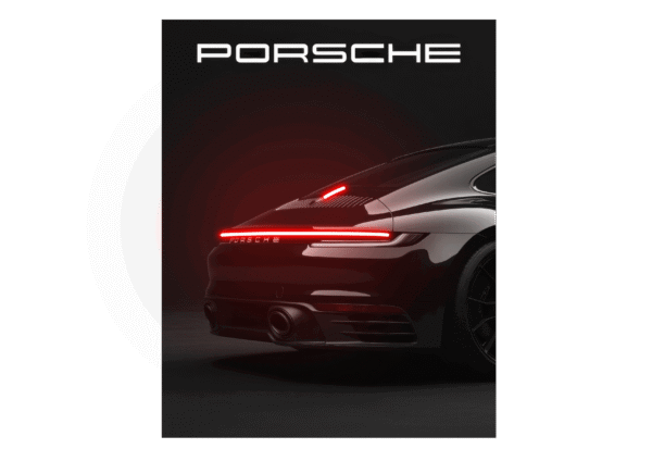 PORSCHE – UV Neon Poster